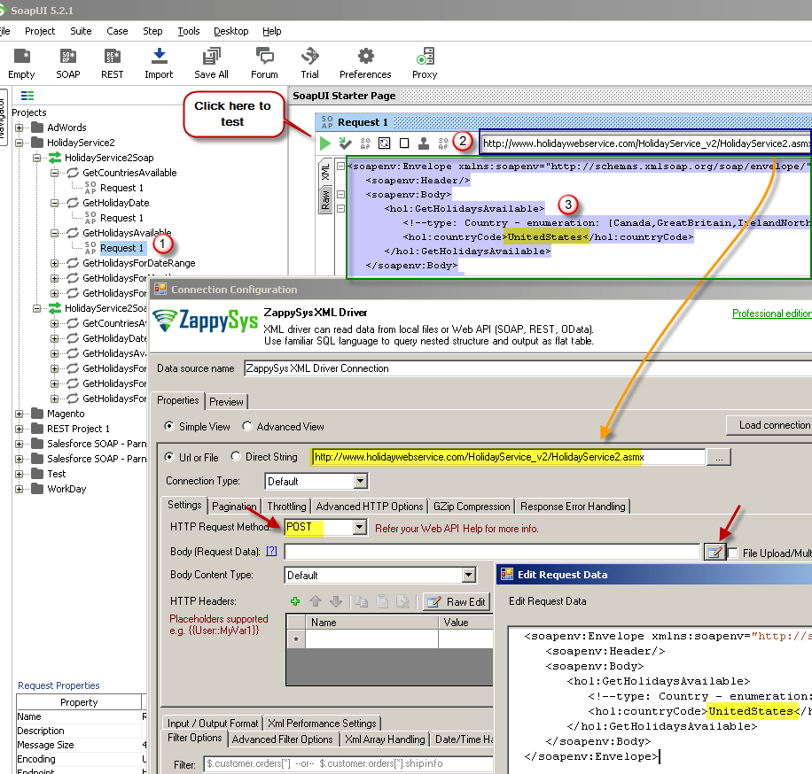 How to import REST API in SQL Server (Call JSON / XML SOAP Service) ZappySys Blog