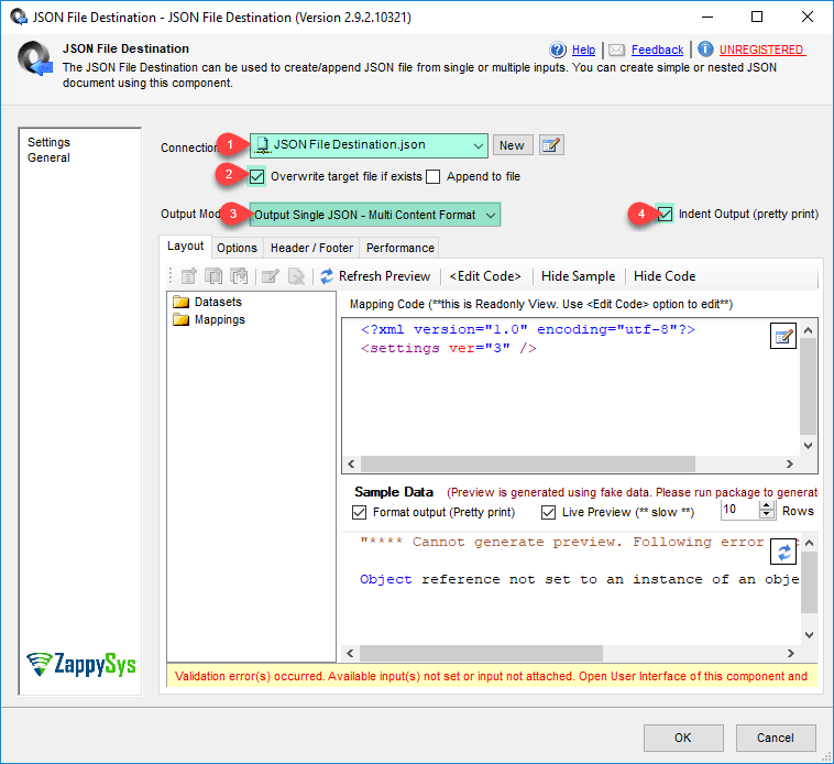 SSIS JSON File Destination (Create JSON File) Visual Studio Marketplace
