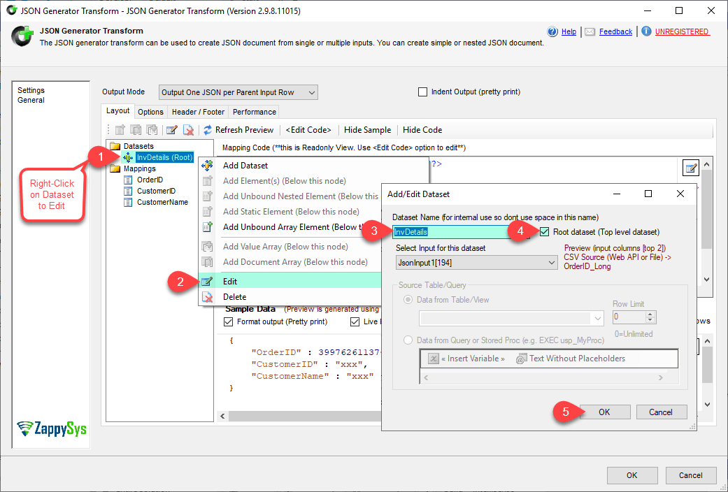 SSIS  API Destination