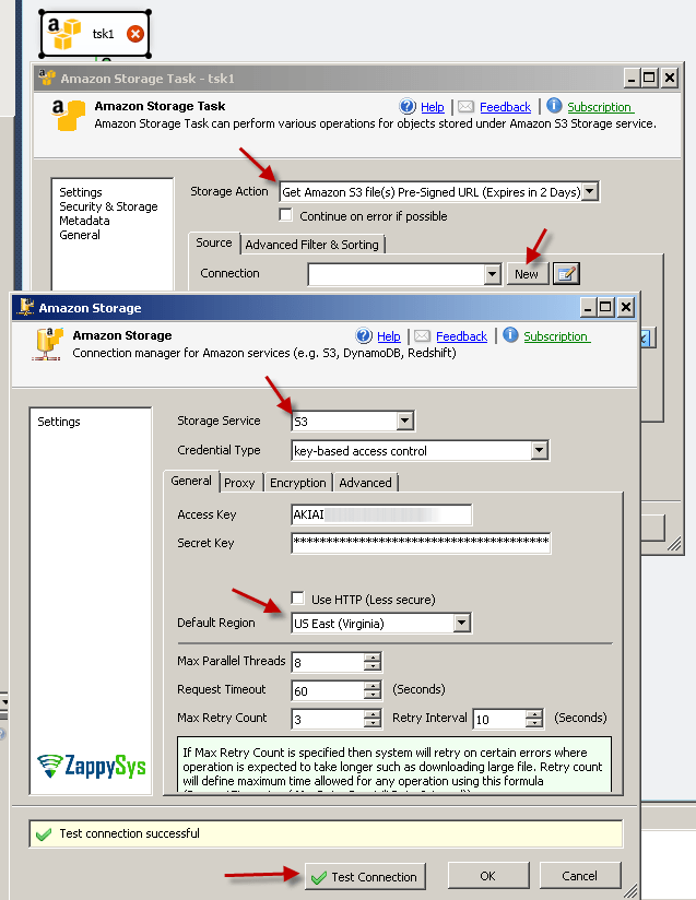 SSIS Copy Amazon S3 files from AWS to Azure ZappySys Blog