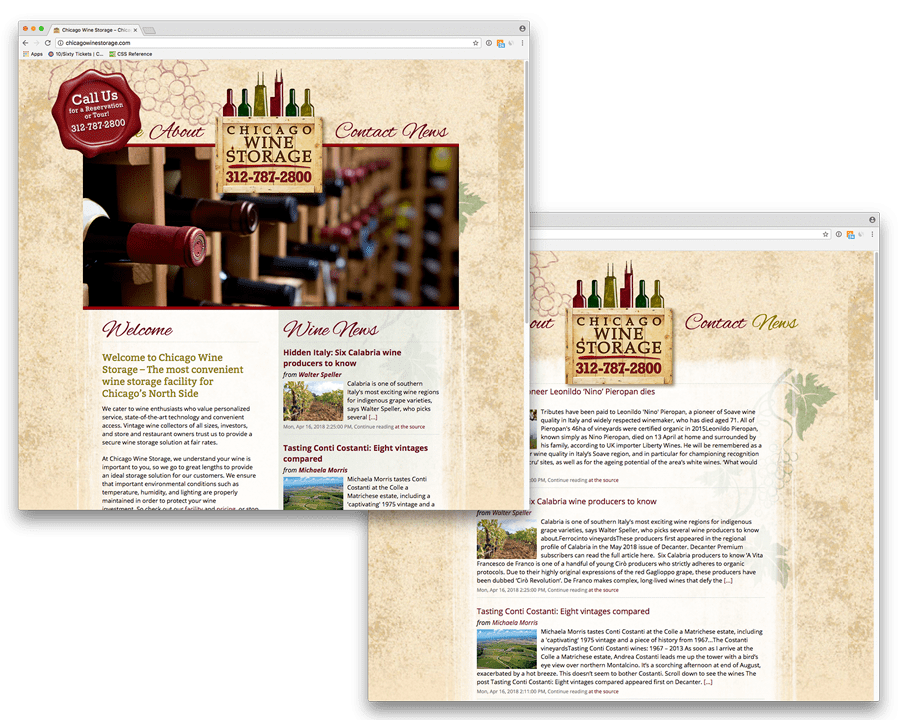 CHICAGO WINE STORAGE Zaroban Design