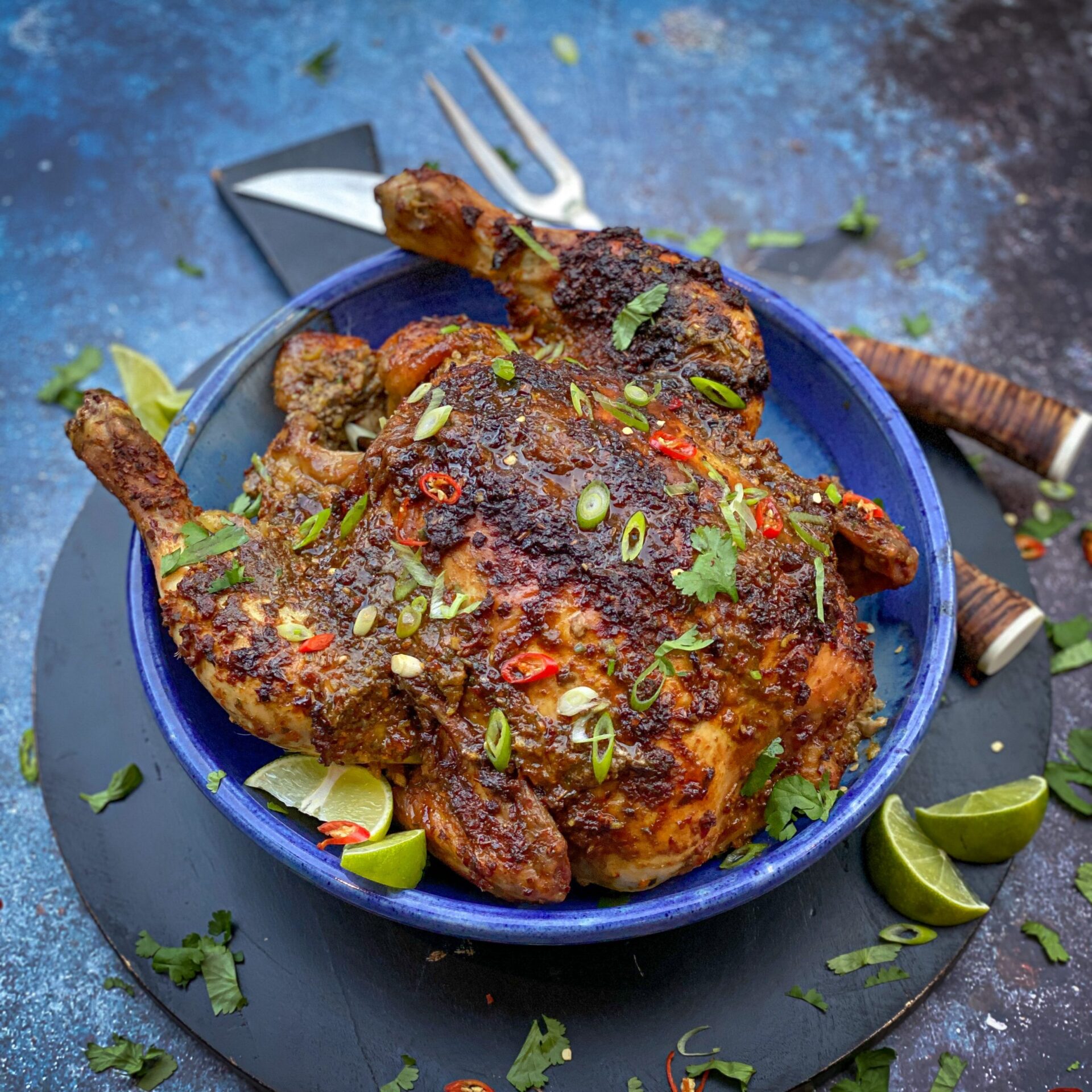 Lemongrass, Chilli & Garlic Whole Roasted Chicken Zars Kitchen