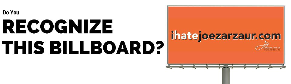 Why Hate Pensacola Injury Lawyer Joe Zarzaur?