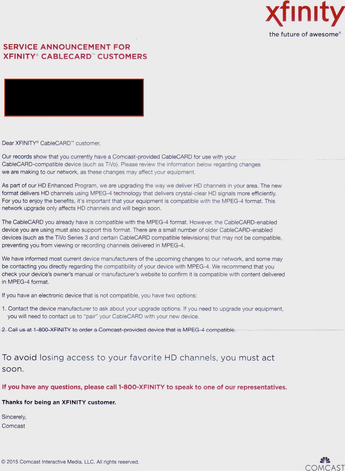 How Many Customers Will TiVo Lose As Comcast Goes MPEG4? Zatz Not Funny!