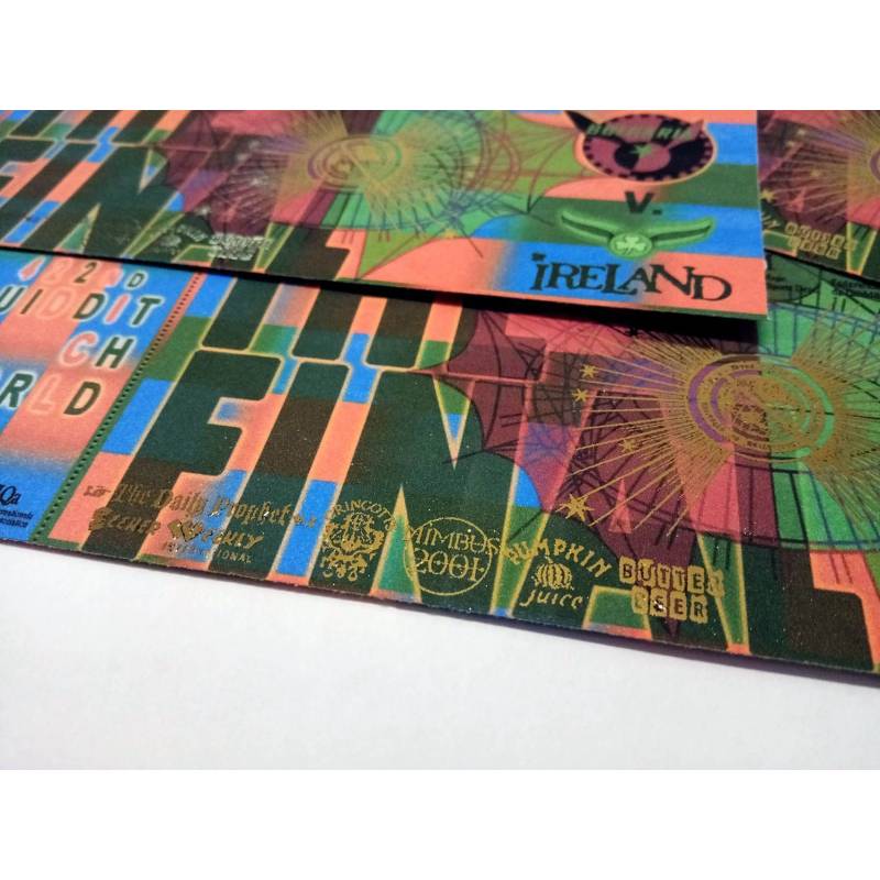 Ticket Final Quidditch Harry Potter