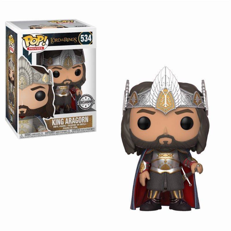 Funko Pop! King Aragorn LOTR Figura 10 cm