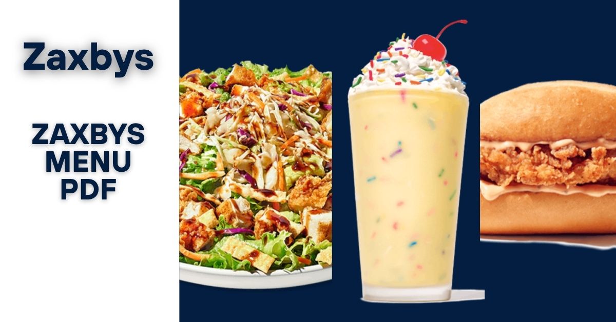 Zaxby's Menu With Prices 2023 With Pictures Printable(05)