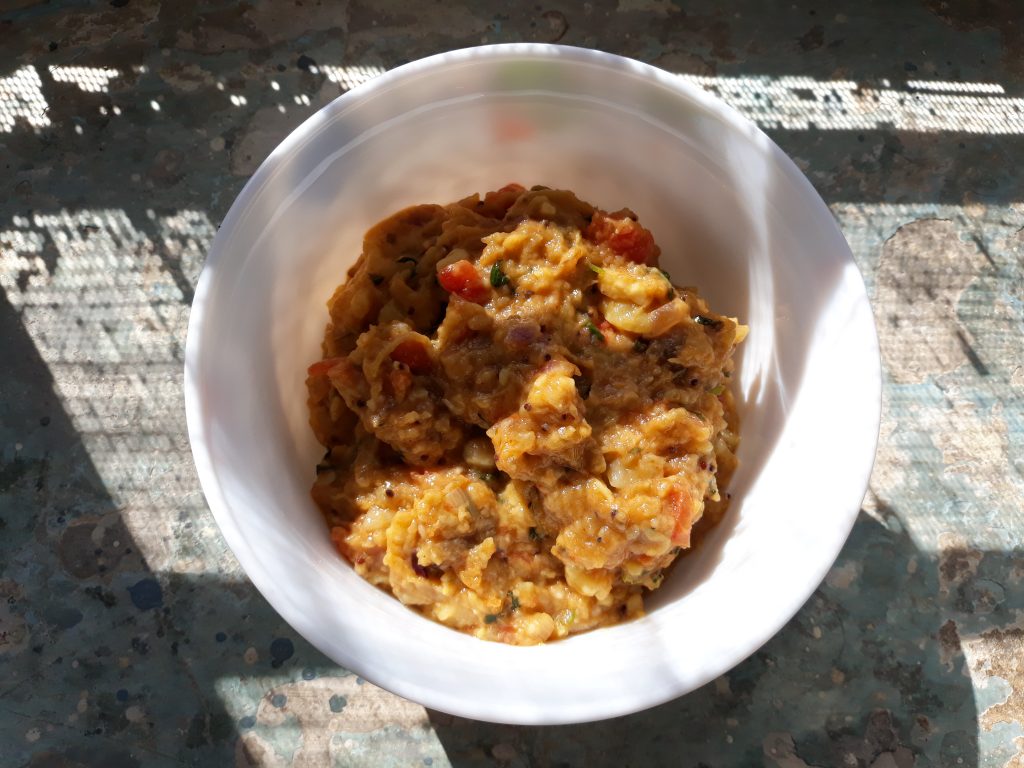 Baingan Tamatar And Aloo Bharta Zayka Ka Tadka