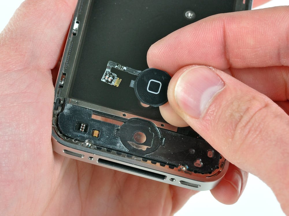 iPhone 4 naprawa przycisku Home Button • ZbitaSzybka.pl Serwis Apple