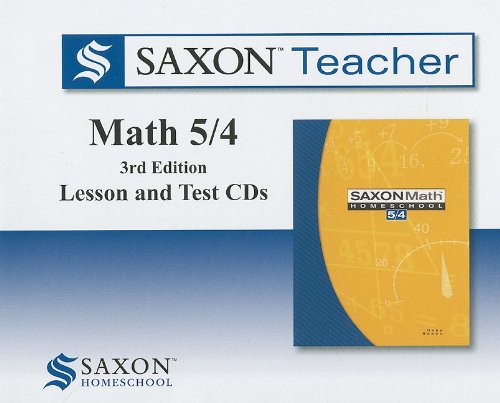 saxon 5 4 teachers edition
