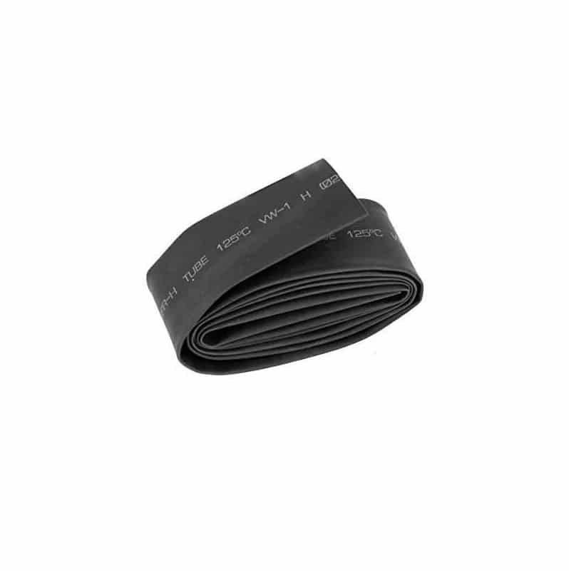 Heat Shrink Sleeve 35mm Black 1meter Industrial Grade WOER (HST) Zbotic