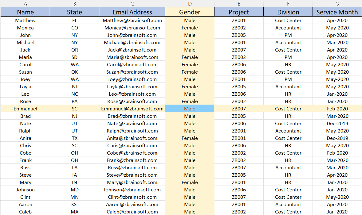 Excel Reading Layout View Zbrainsoft