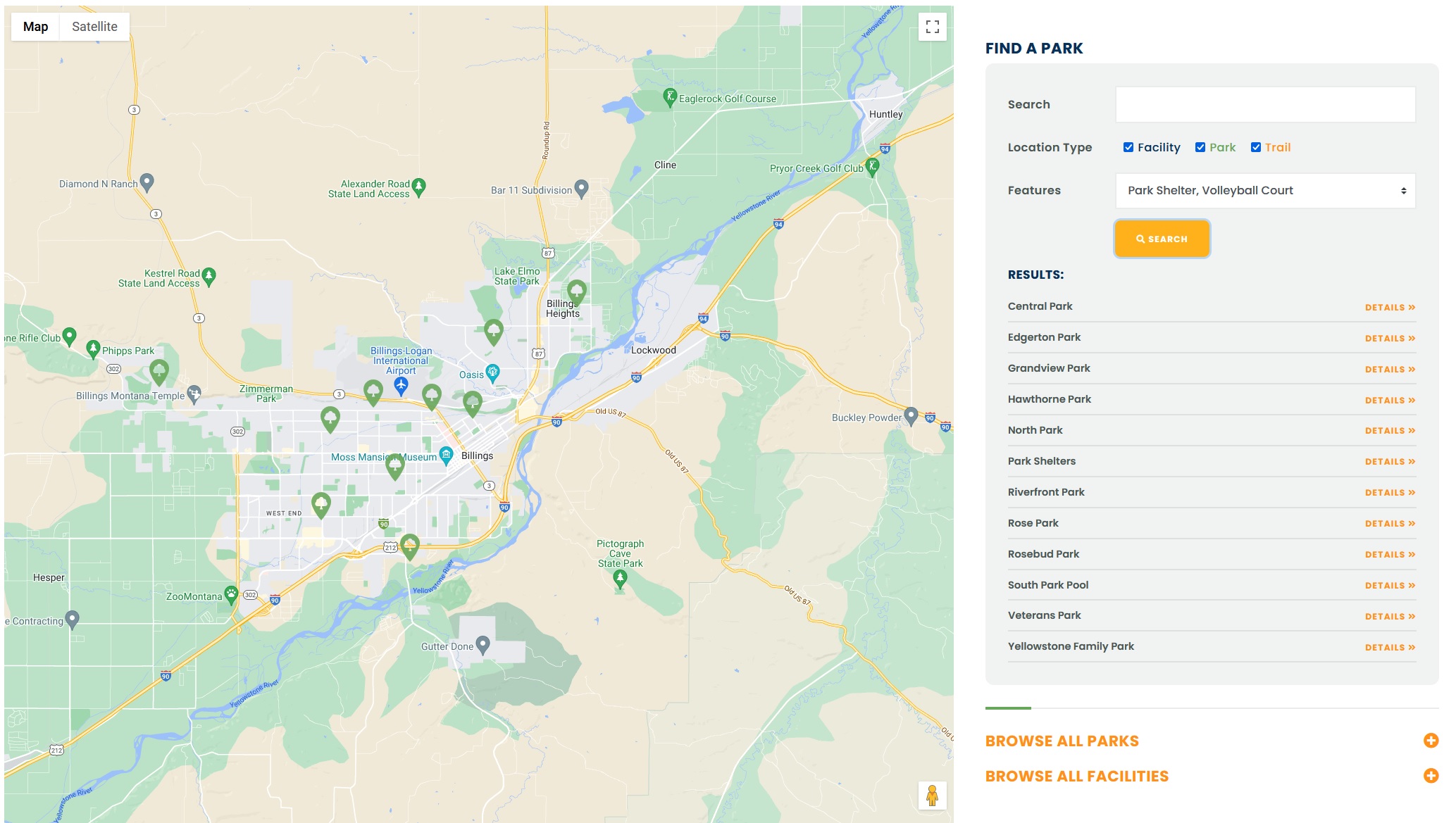 Billings Parks & Recreation  Design Zee Creative