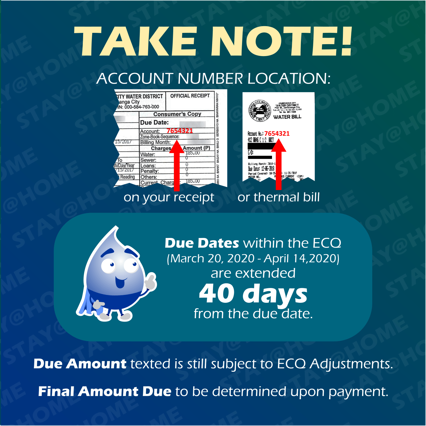 ZCWD WATER BILL INQUIRY THRU SMS (TEXT) ZCWD Official site