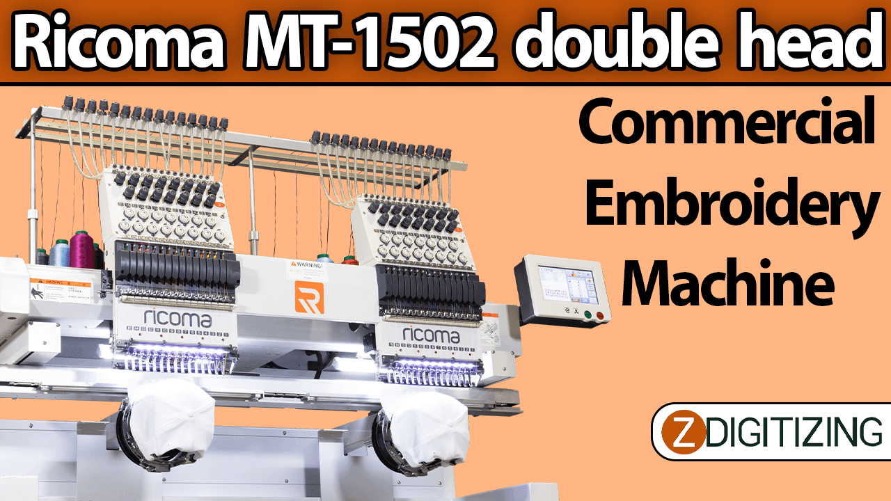 MT1502 Double Head Commercial Embroidery Machine