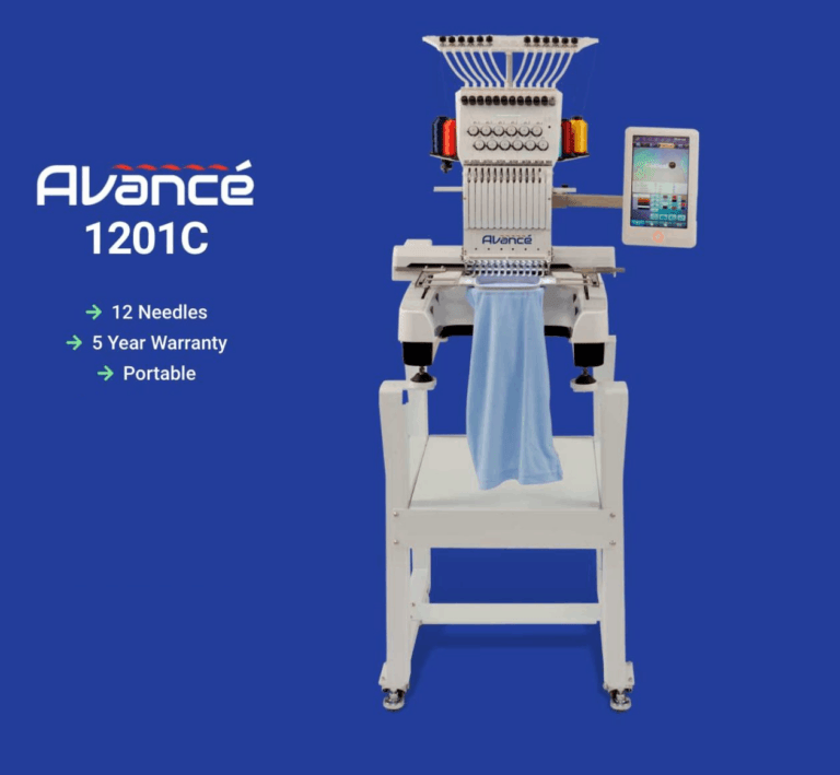 AVANCE 1201C Embroidery Machine OverviewZdigitizing