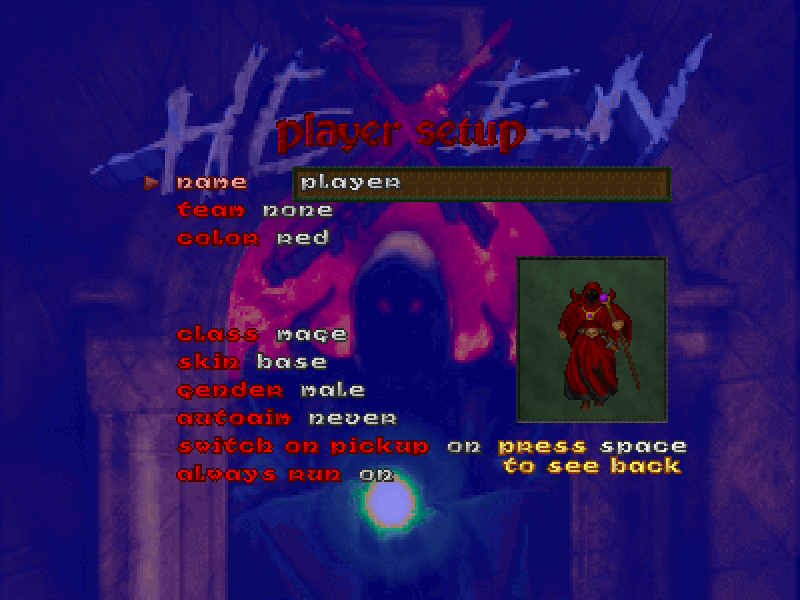 Player setup ZDoom Wiki
