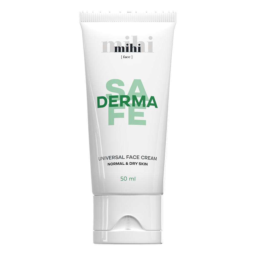 Derma safe. Универсален крем за лице_нормална и суха кожа ЗдраевенаBIO
