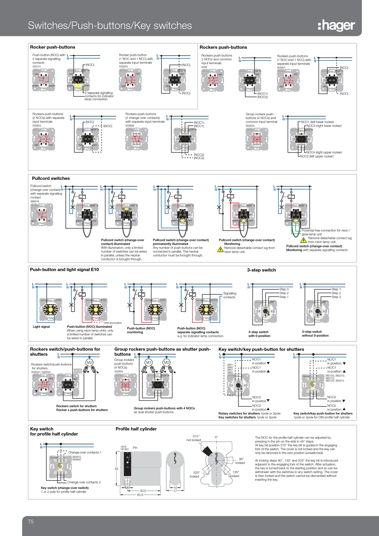 BERKER Wiring accessories + Building automation catalogue 2012