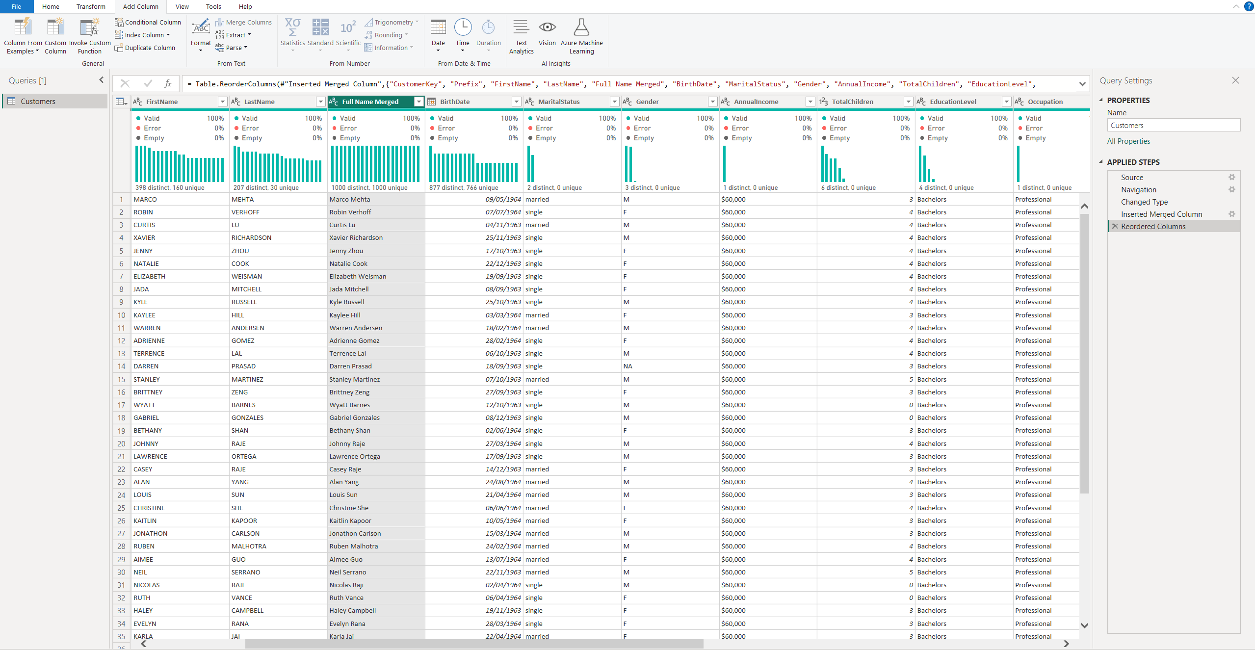 How to Combine Two Columns in Power BI 2 Ways Explained Zebra BI