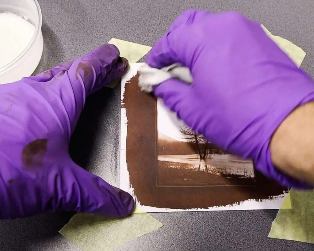 Salt print Detailed Step by Step Walkthrough Zebra Dry Plates