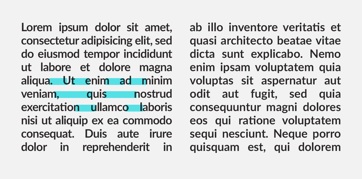 Skład tekstu błędy grafika, projektowanie, UX design