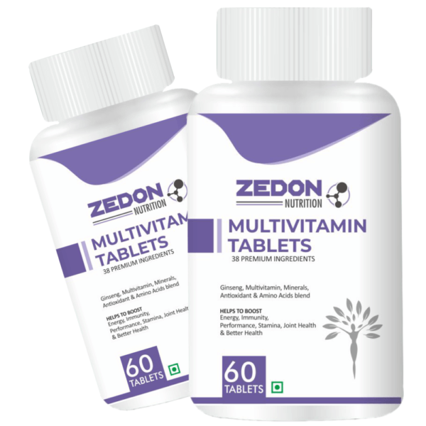 Multivitamin Tablets with 38 Premium Ingredients Zedon Nutrition