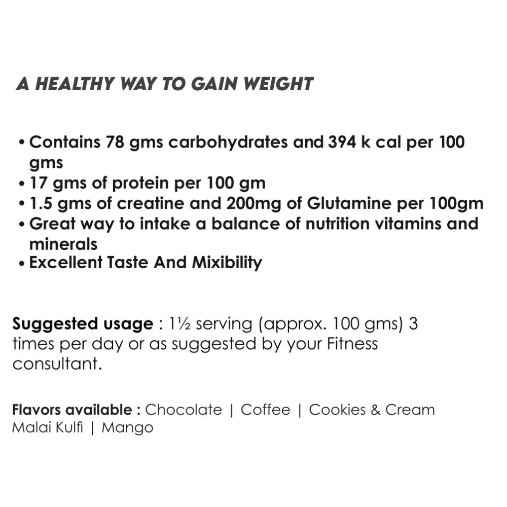 Solid Mass Gainer (New Improved Formula)