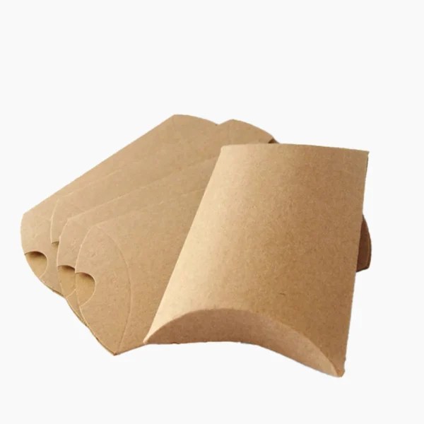 Custom Kraft Paper Pillow Boxes, Wholesale Prices Zee Custom Boxes