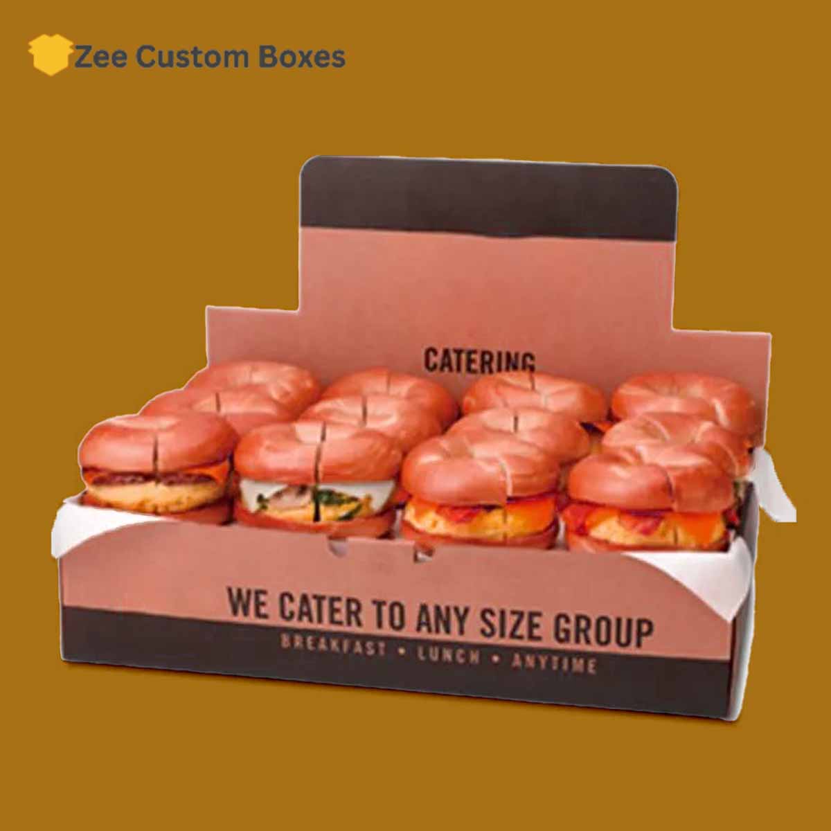 Custom Bagel Boxes & Packaging For Food Products Zee Custom Boxes