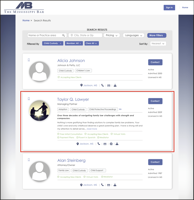 Unleash the power of your MS Bar Find a Lawyer profile Help Center