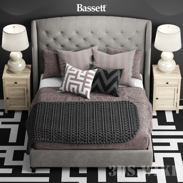 Arched bed by Bassett Download the 3D Model (8269)