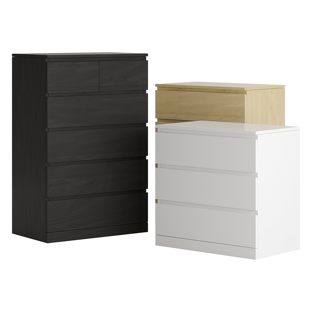 Chest of drawers Ikea Malm, Hasan Guner Download the 3D Model (32366