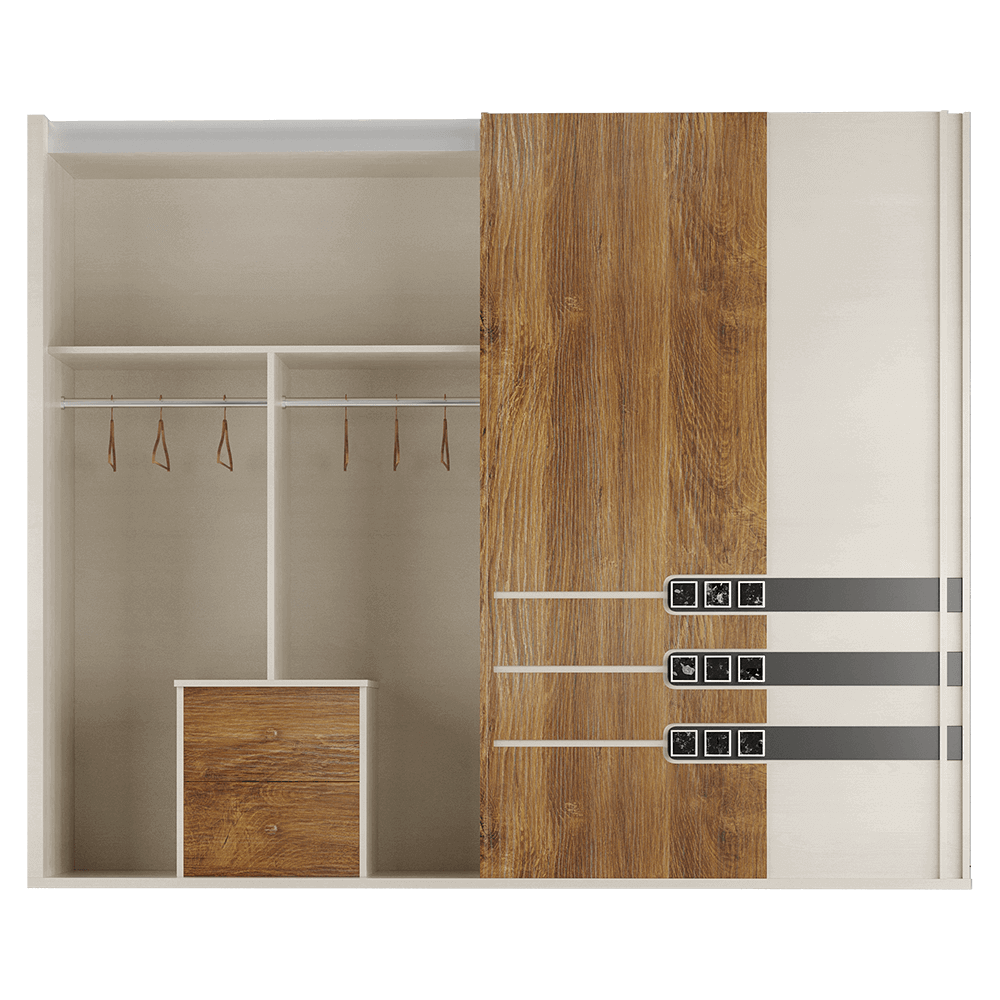 Wardrobe with sliding door, Hasan Guner Download the 3D Model (32377