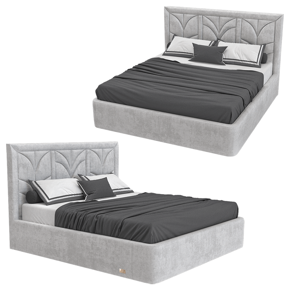 Soft bed Doux, Wall&Wall Download the 3D Model (33086)