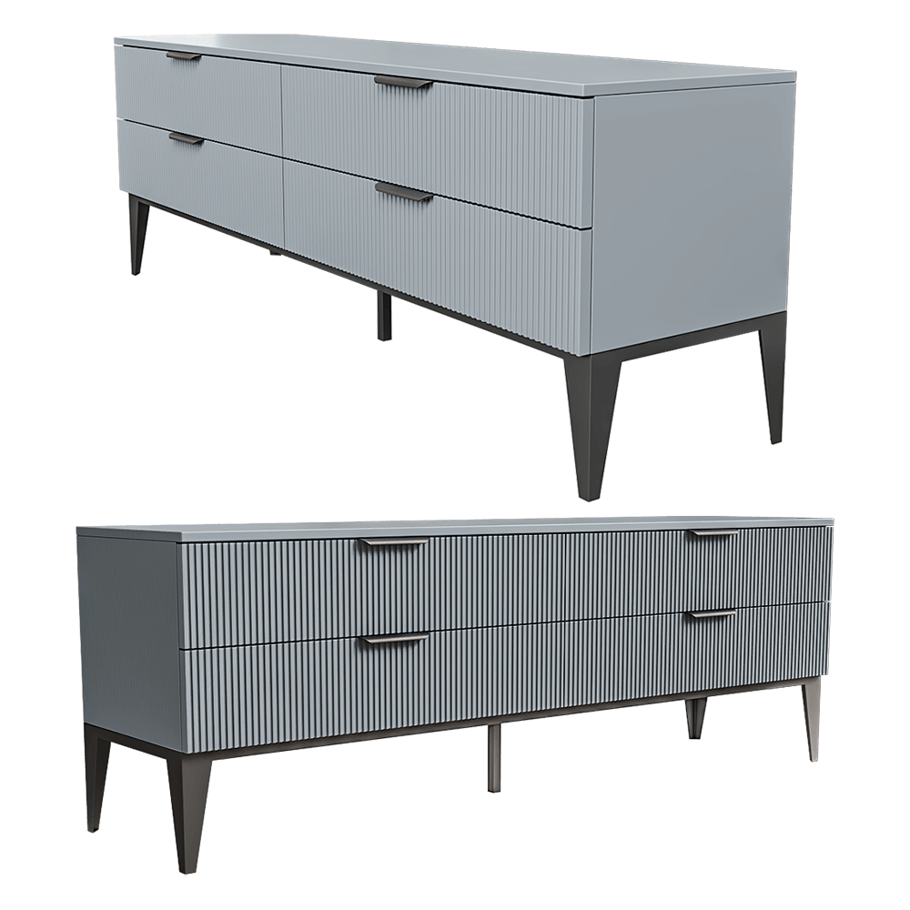 Chest of drawers & TV stand DIAMOND 26, Mister Room Download the 3D