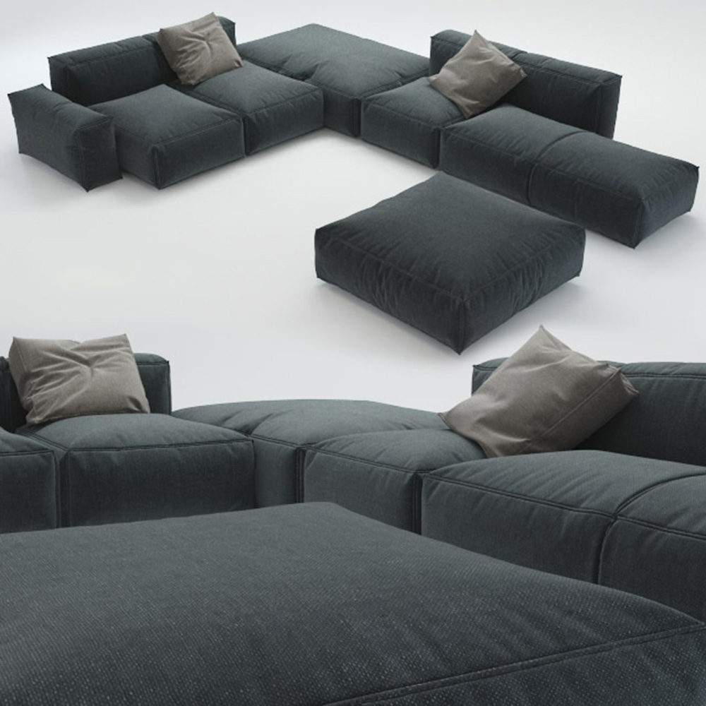 Bonaldo Peanut B Composizione 6 Sofa Download the 3D Model (36