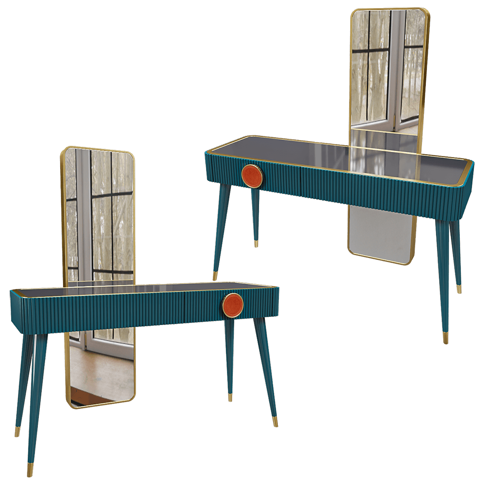 Vanity desk with builtin mirror Fancy, SCAPPINI HOME Download the 3D