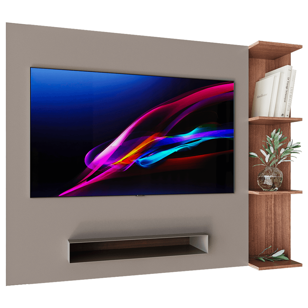 Wallmounted TV stand Ghost, Pacini & Cappellini Download the 3D