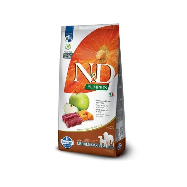 26.4Lb Farmina Pumpkin Venison Med/Maxi Adult Food Zeigler's