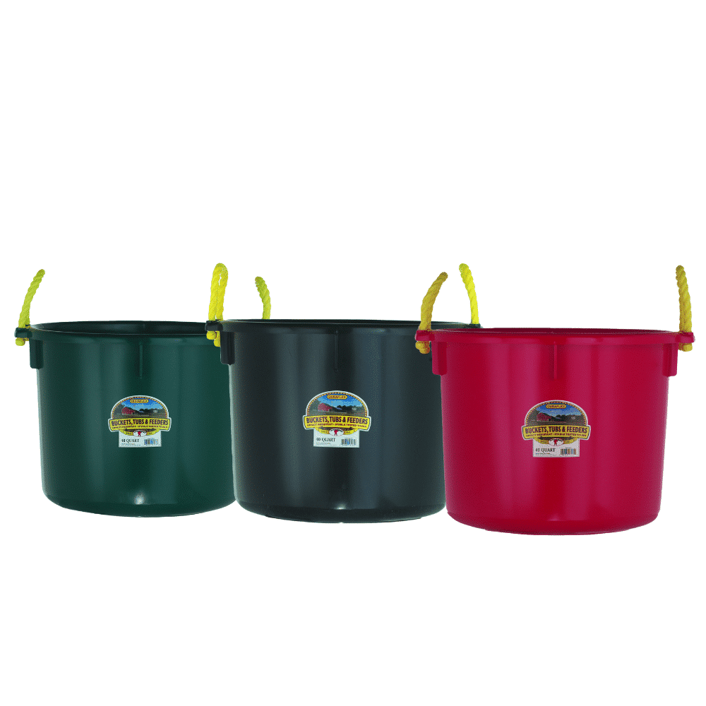40 Qt. Plastic Muck Tubs Zeiset Equipment