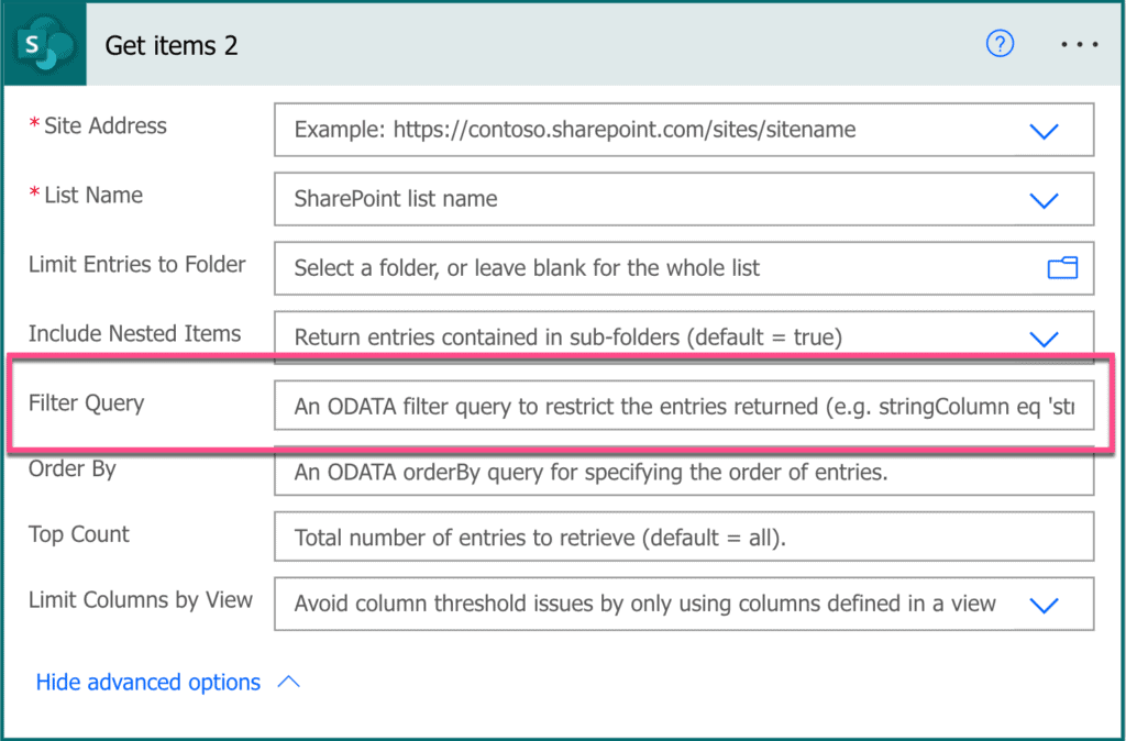 How To Use OData Filters In Power Automate With SharePoint
