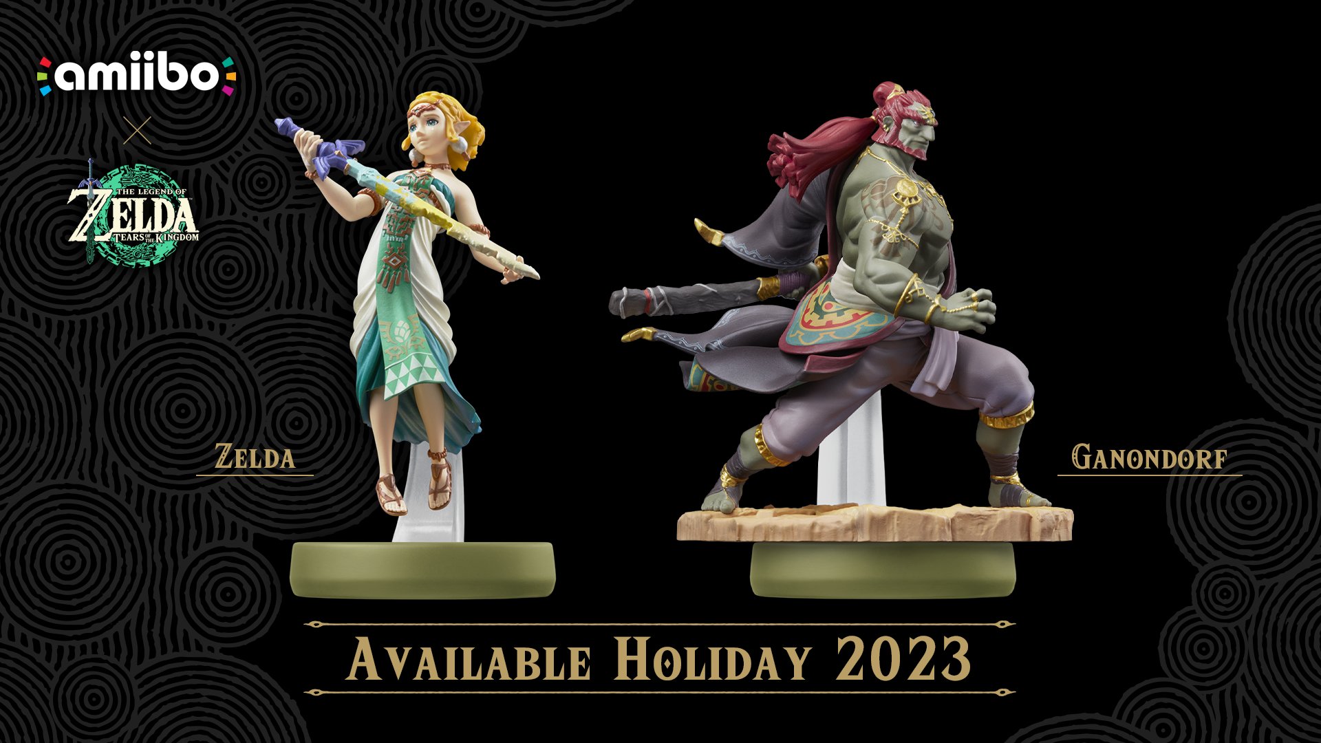 Tears of the Kingdom Zelda and Ganondorf Amiibo announced during Direct
