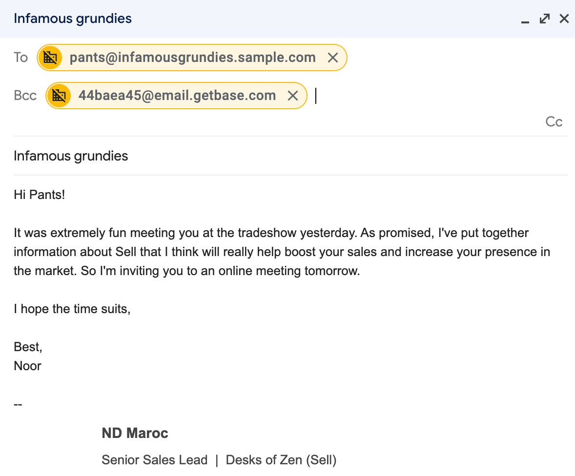 Verwenden der BCCEMailAdresse für externe EMailNachrichten