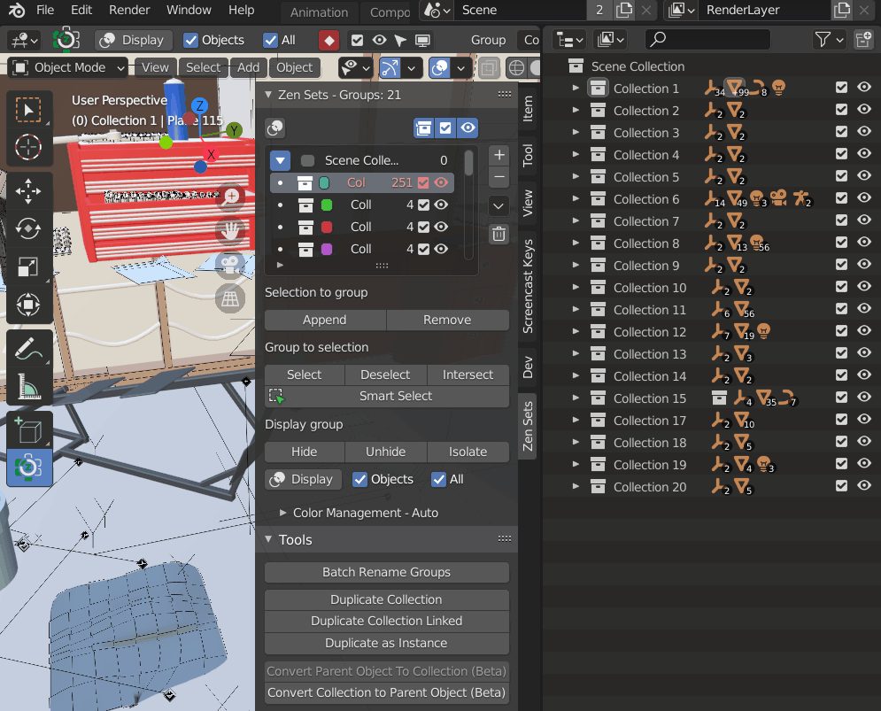 Tools Zen Sets 2.2 for Blender