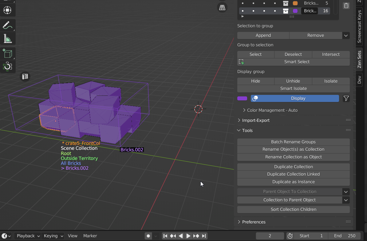 Tools Zen Sets 2.2 for Blender