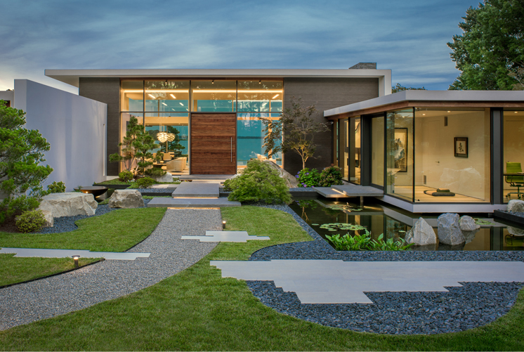 Home & Design Features our Landscape & Interior Design ZEN Associates