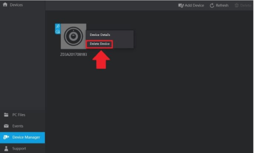 How To Delete A Camera Zencam