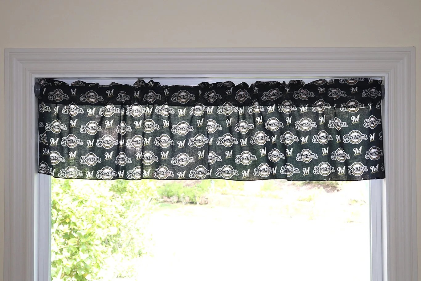 Milwaukee Brewers Window Curtain / Valance Zen Creative Designs