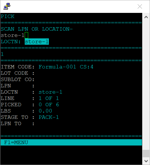Enable Variable Lot Codes (Example) Da Vinci Unified